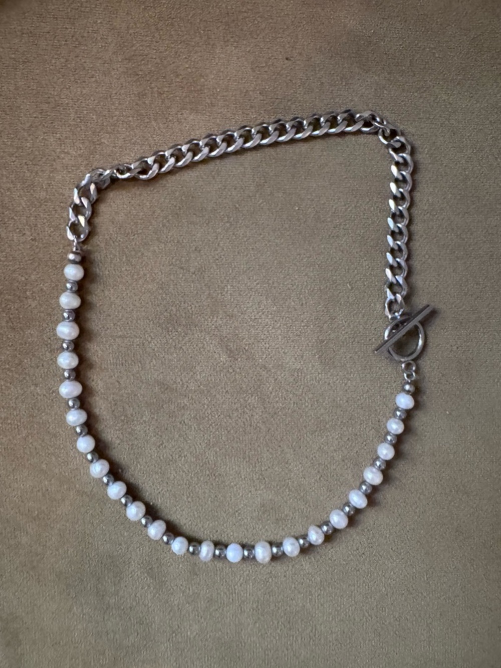 Rimor Jewelry - THE HEMATITE PEARL CHAIN